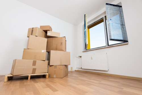 Moving van ready for a local house move in Harrow