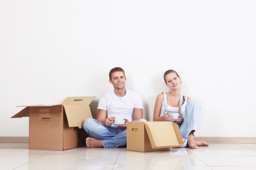 Residential and commercial moving support with a local van service