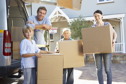 Packed moving van prepared for delivery across Harrow and nearby areas