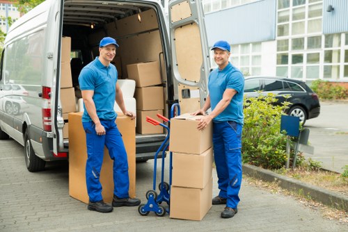 Professional removals service planning a house move in Harrow