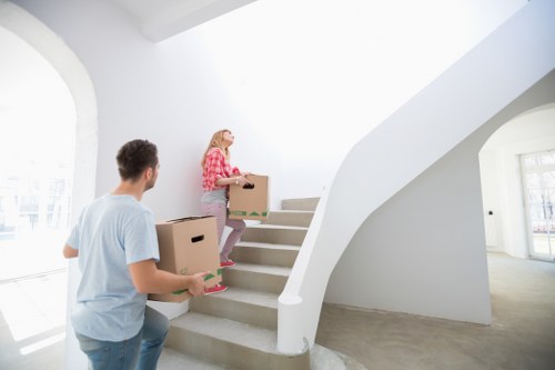 Low-carbon van used for sustainable removals and recycling collections