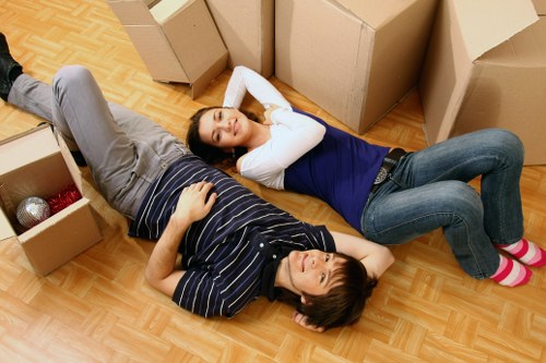 Business relocation packing and loading service for a Harrow office