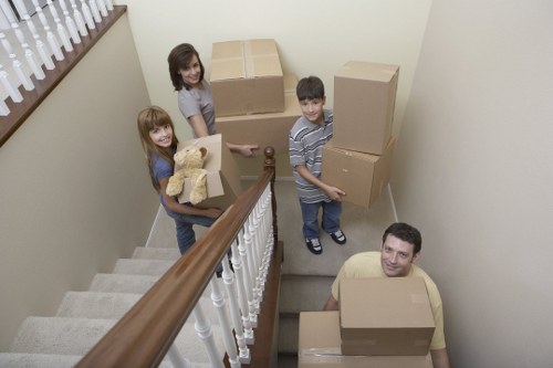 Careful loading and unloading with a van service in Harrow